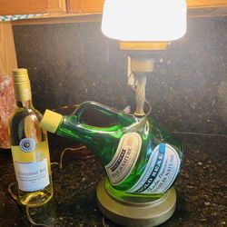 Vintage Wine Bottle Electric Lamp