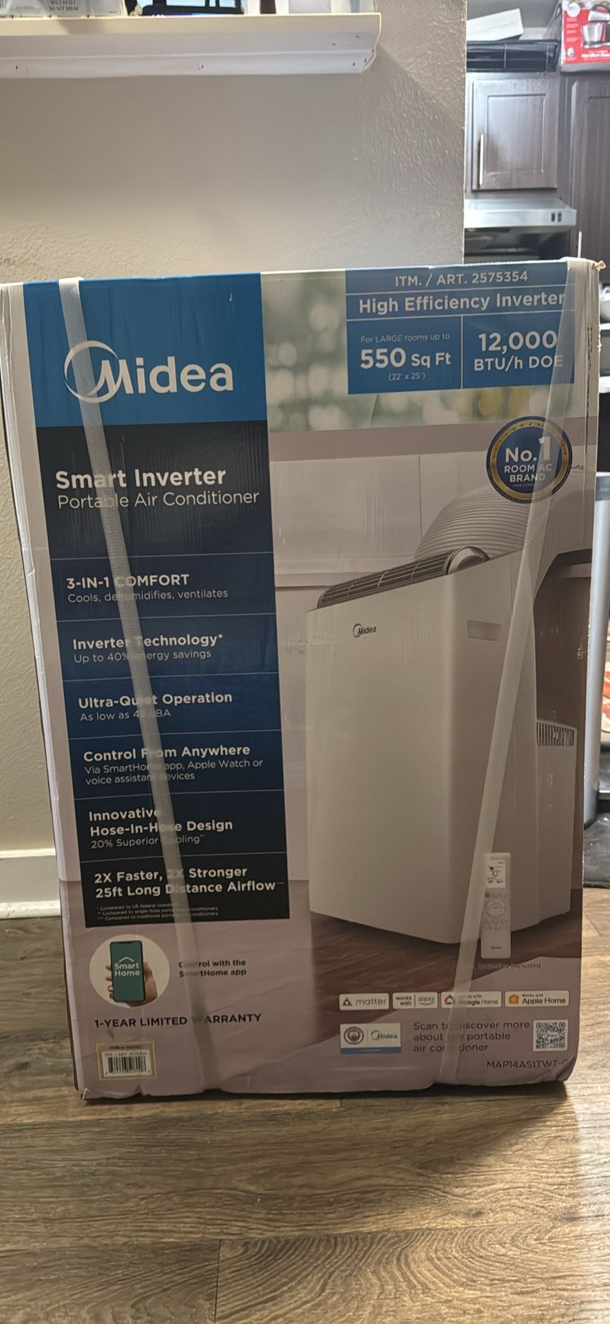 Portable AC Midea Unit