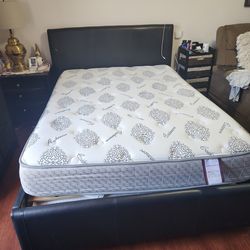Bed frame and mattress