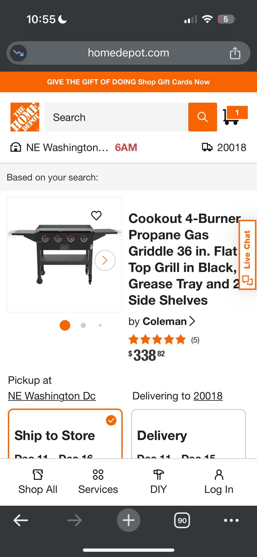 Brand New 36” Flat Top Griddle – 4 Burner (Blackstone Style)