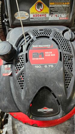 Yard Machines 21" Push Lawnmower – Fresh Tune-Up