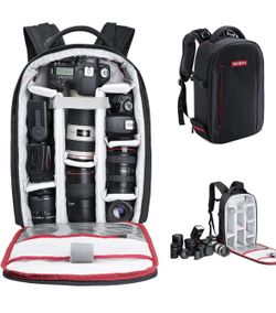 BESCHOI Camera Bag, Camera Backpack for photographers 20L Waterproof Camera Bags for DSLR Camera, Speedlite Flash, Camera Tripod, Laptops, Lens and Ac