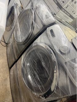 Samsung steam front load washer and dryer with pedestal
