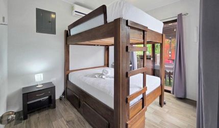 Solid Wood Bunk Bed with Storage Drawers