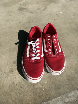 Red Vans $20
