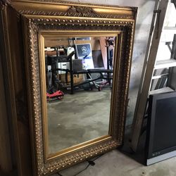 Huge Antique Mirror 53”x41”