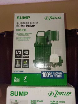 Zoeller Cast Iron Submersible Sump Pump 1/3 HP