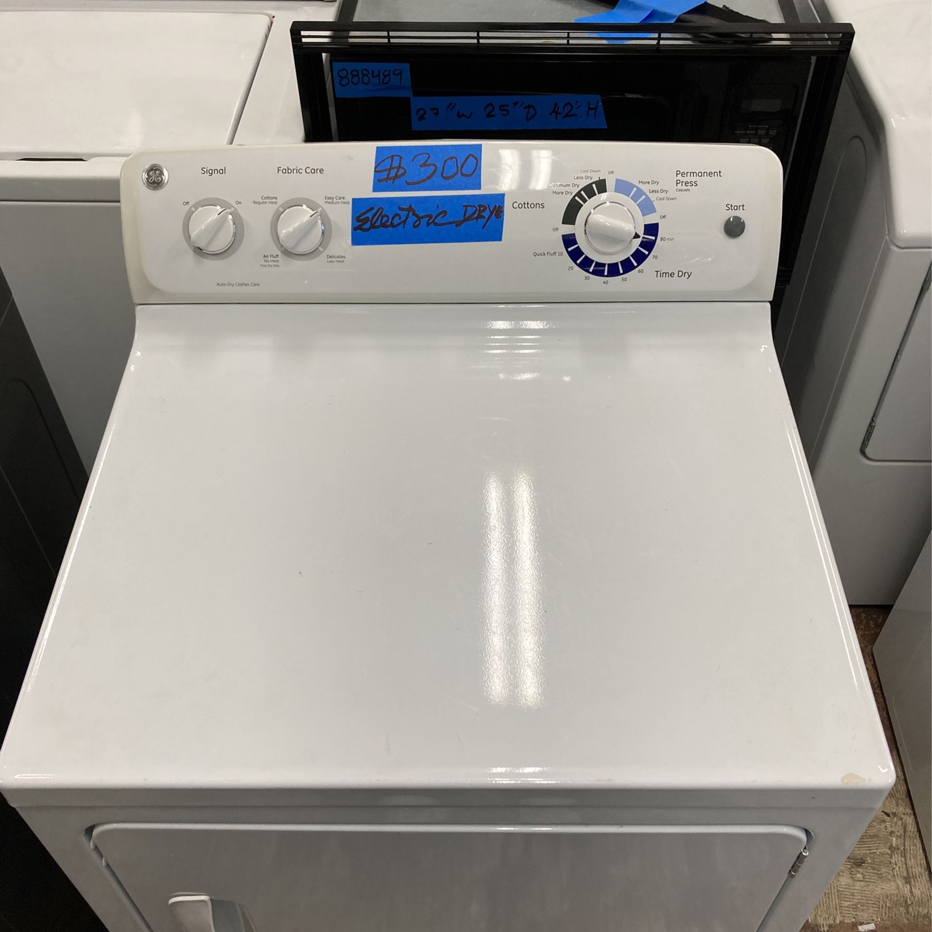 GE Front Load Electric Dryer Used Tony Appliances 888519