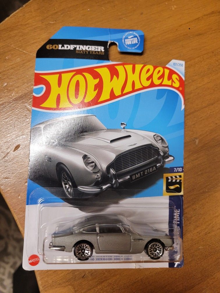 Hot Wheels - Aston Martin 1963 DB5 James Bond Goldfinger HW Screen Time 2024