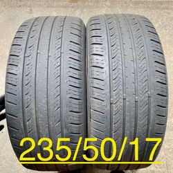 2) 235/50/17 Maxxis M3 Bravo HP Tires  DOT 1719  $125 for Both  I carry other sizes as well