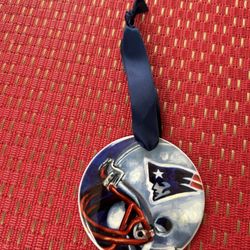 Art By Alyssa New England Patriots Christmas Tree Ornament 