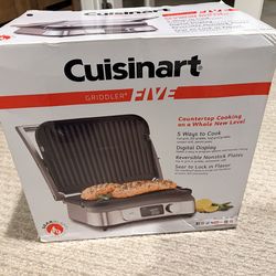 NEW CUISINART GRIDDLE 5in1