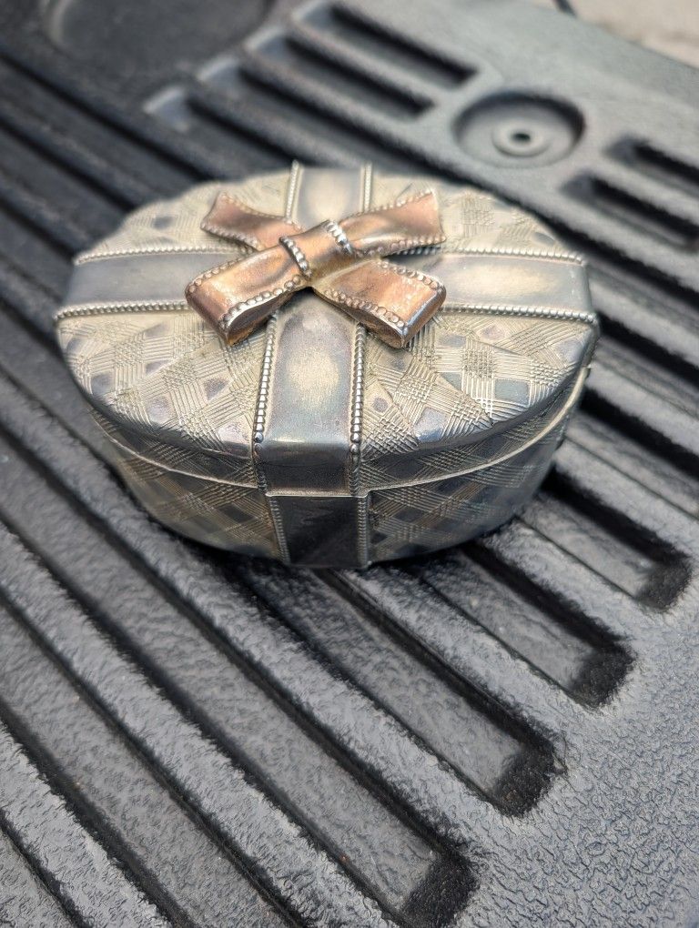 Jewelry Box And Powder Bowl