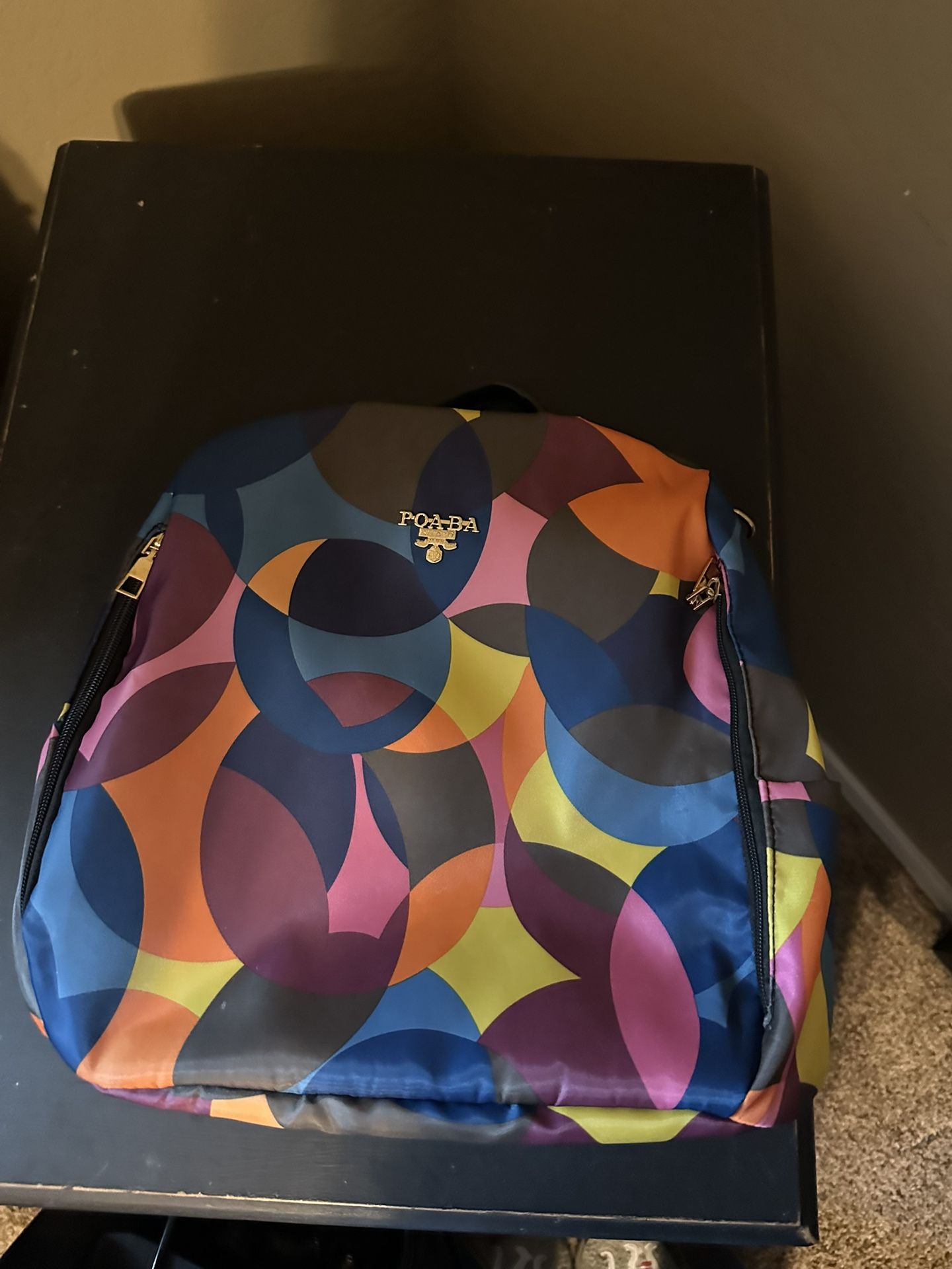 POABA Multicolor Backpack/Purse
