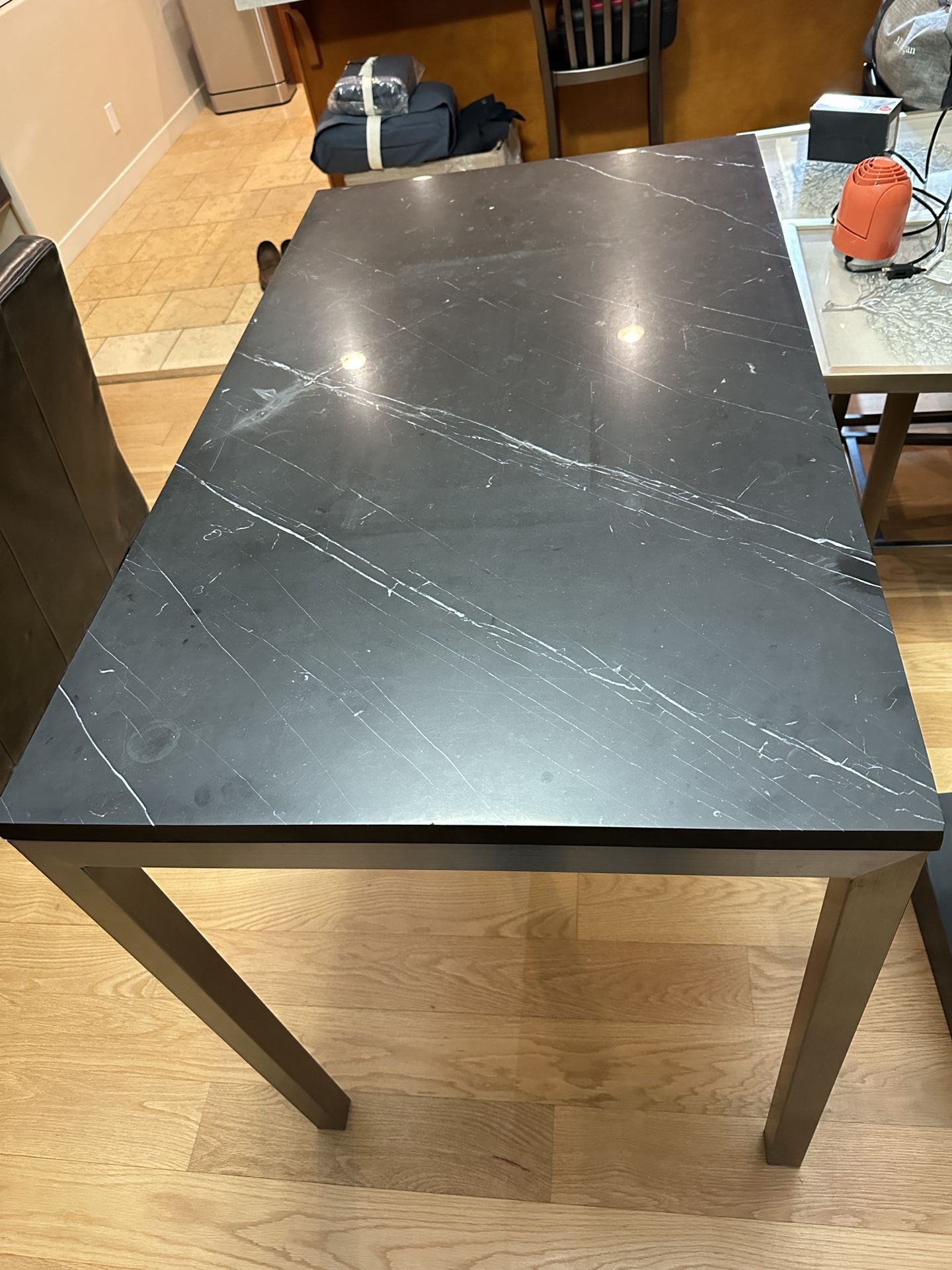 Crate & Barrel Parson High Table