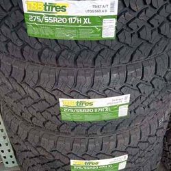 4 New Tires  275/55/20 AT TBB TIRES