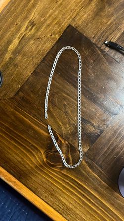 Vintage Balestra Italy Solid 925 Sterling Silver Mariner Anchor Link Chain Necklace