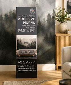Misty Forest Peel and Stick Wall Mural 94.5x64