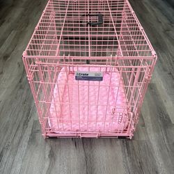 Dog Crate 24in With Crate Mat Very Good Condition Like New 