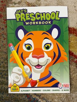 School Zone Jaz's Preschool Workbook, New
