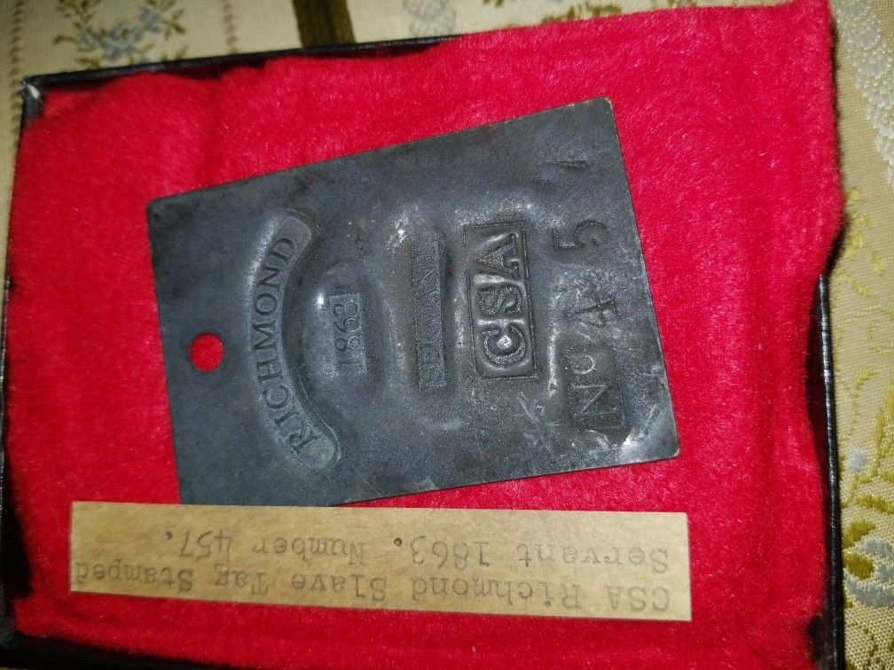 Juneteenth History Slave tag