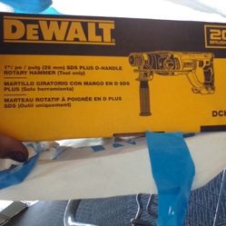 DeWalt 20v 1" (26 mm) SDS PLUS D-HANDLE ROTARY HAMMER ( TOOL ONLY )