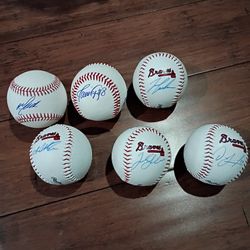 Autographed Atlanta Braves Baseballs