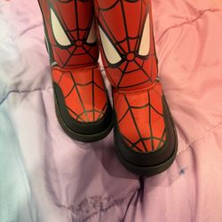 Spiderman Snowboots Size 10c