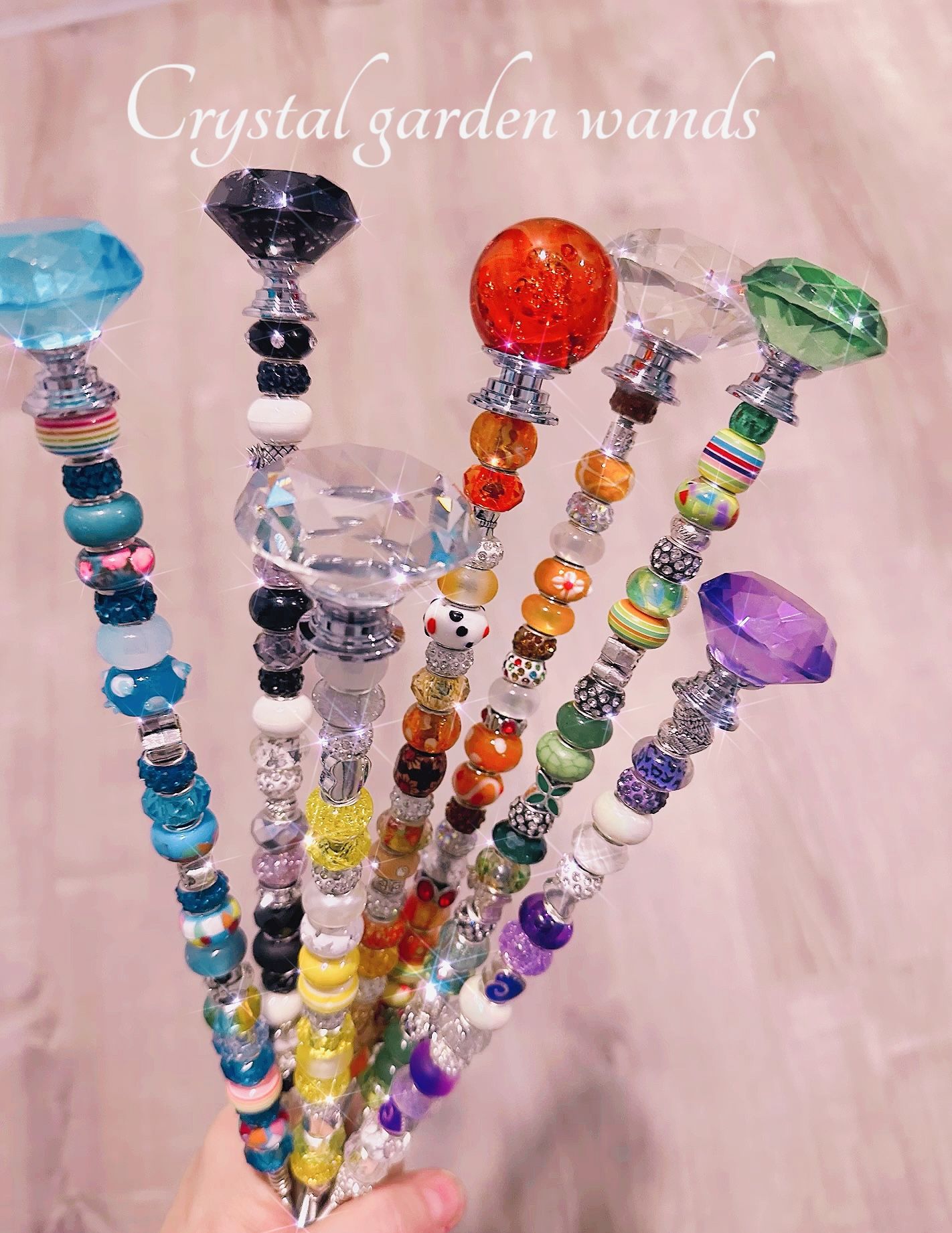 Garden Fairy Wands Handmade 14 Inch Pot Play Decor Qty 1 Garden Art Plant Decoration