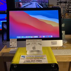 21.5” Apple iMac Desktop Computer - 2.3GHz Dual Core i5 - 1TB HDD - 8GB of RAM - 2017