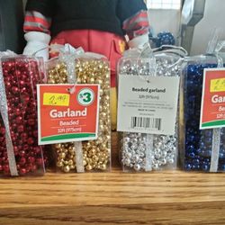 DECORATIVE BEADED GARLAND 