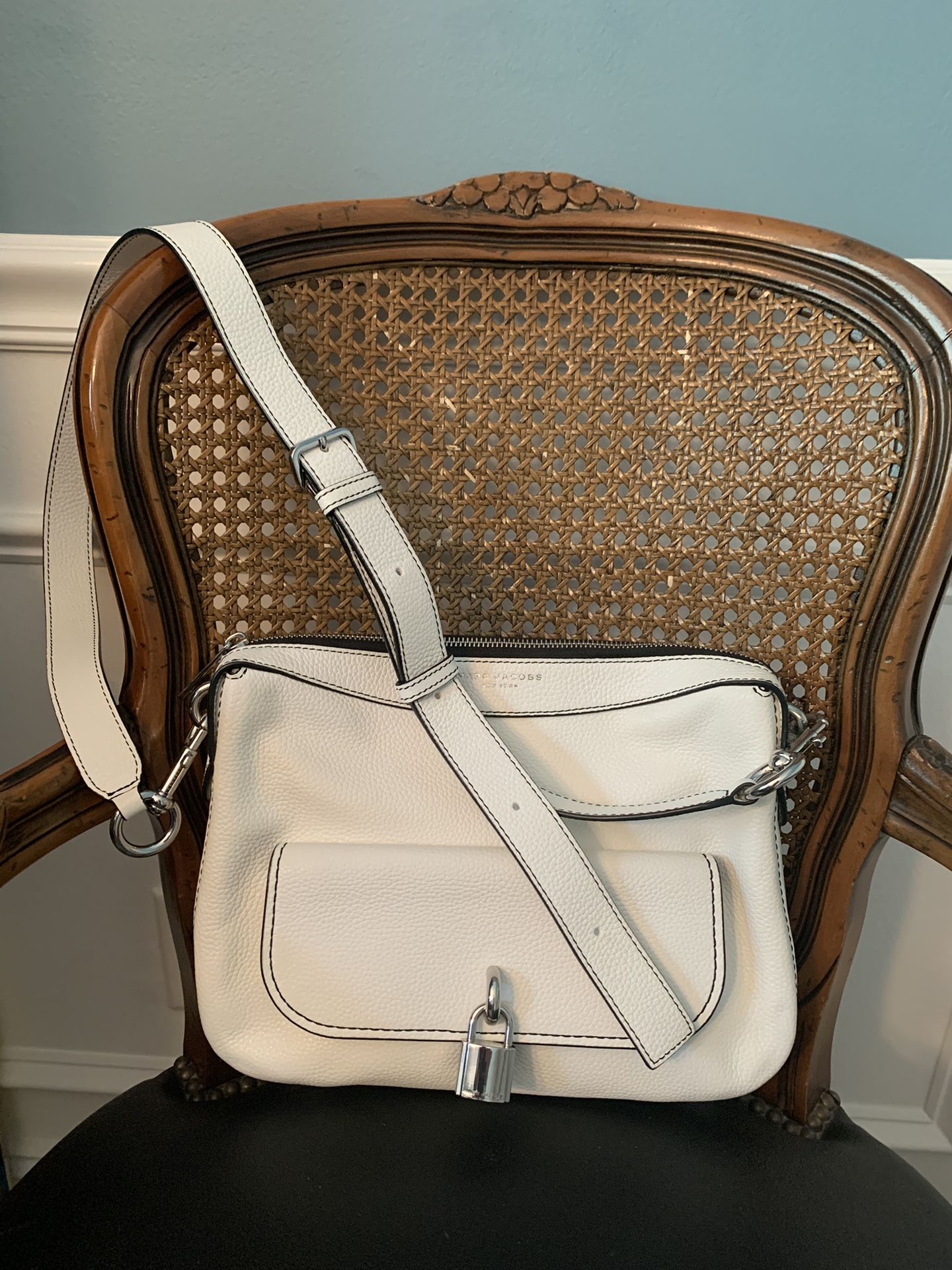 Marc Jacobs White Crossbody Purse