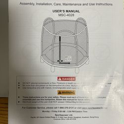 7 Ft My First Indoor Trampoline 