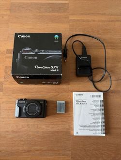 Canon PowerShot G7X Mark II Camera