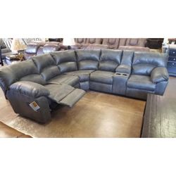 Reclining Sectional In Stock For Fast Delivery 