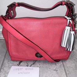 Coach Romy Perforated Leather Handbag