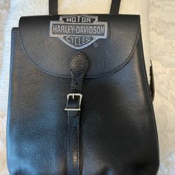 Harley Davidson Leather Backpack