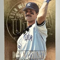 Don Mattingly  1996 Ultra Gold Medallion #101  New York Yankees  