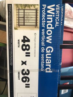 Vertical Window Guard “New” 48”x36”