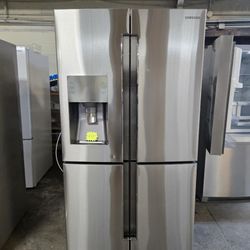 36in Samsung 4 door refrigerator nice and clean Financing available