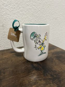 Rae Dunn Disney Alice In Wonderland Mad Hatter Cup Mug 