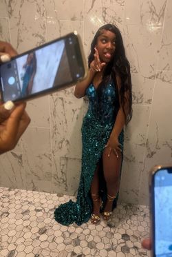 Green Prom dress