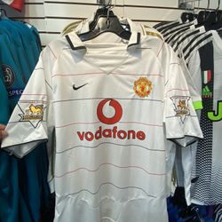 Cristiano Ronaldo Retro Manchester United Soccer Jersey