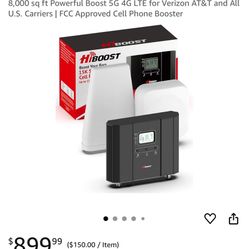 Hi Boost 10K Smart Link Signal Booster Brand New
