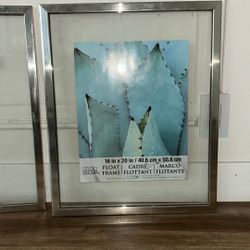 2 Silver Pictures Frames 