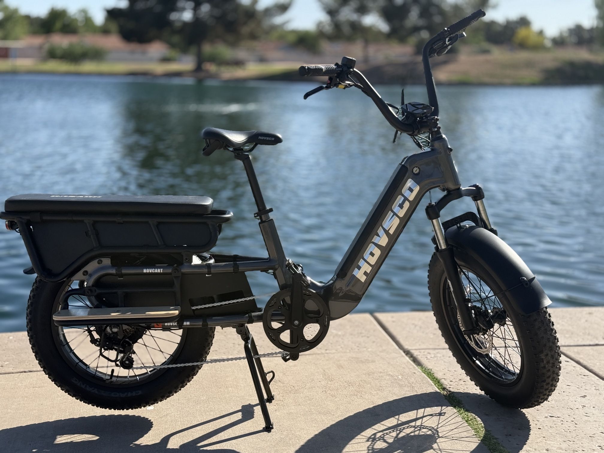 HOVSCO™ HovCart 20“ Step-Thru Electric Fat Tire Cargo Bike