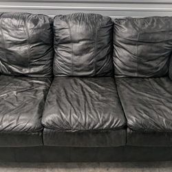 Delivery Available Lane Leather sofa