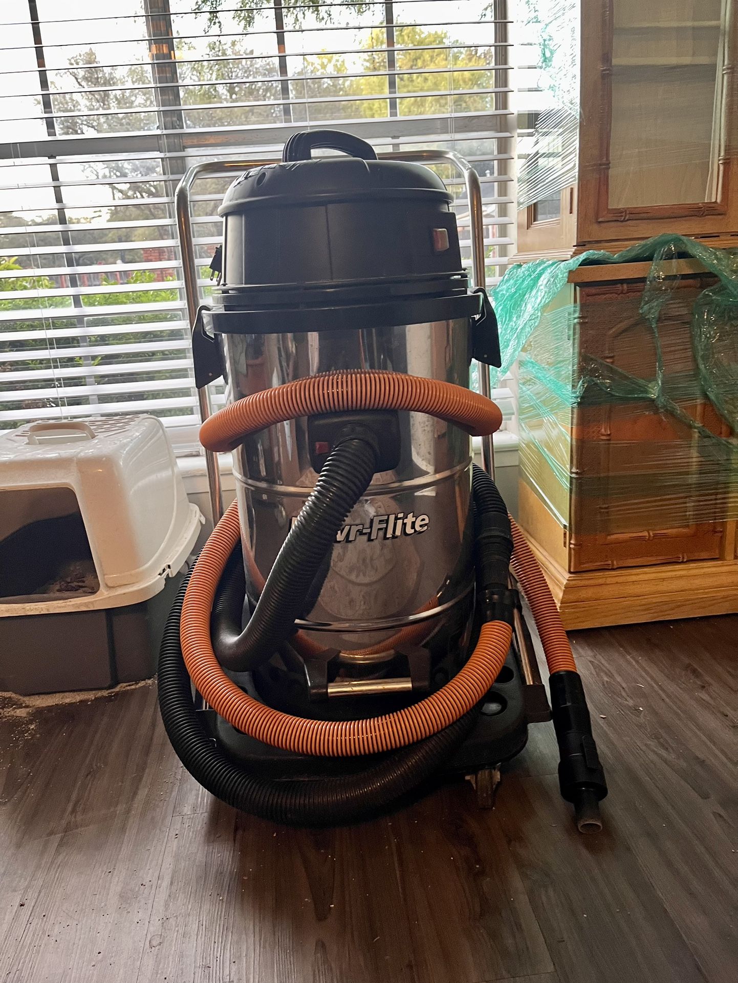 PowerFlite 20 Gallon Stainless Steal Shop Vacuum Cleaner for Sale in