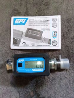 Fuel pump meter