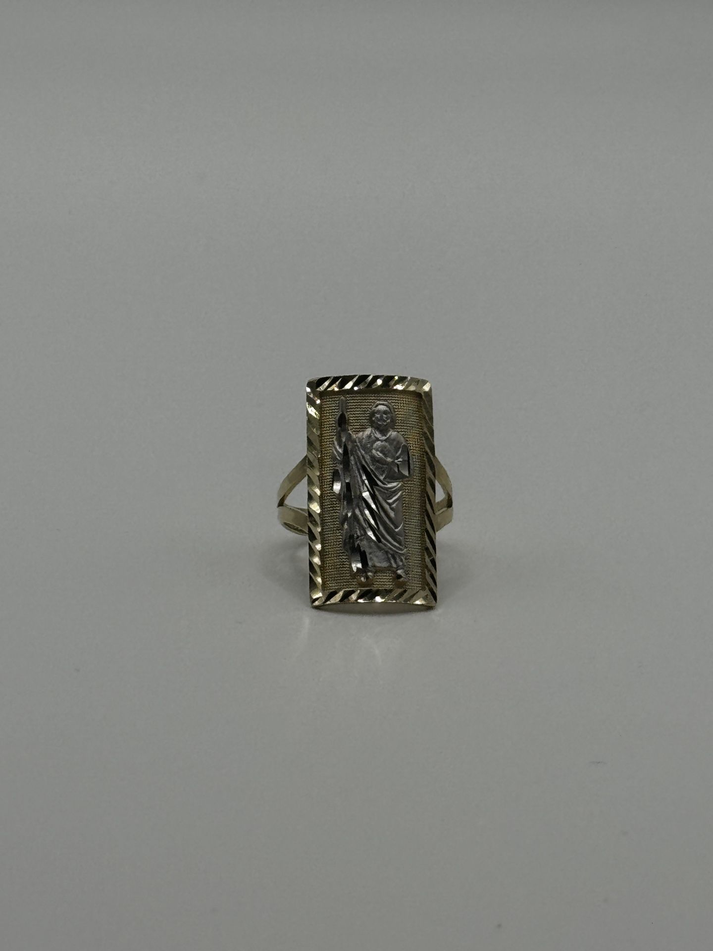 14k Gold San Judas Ring